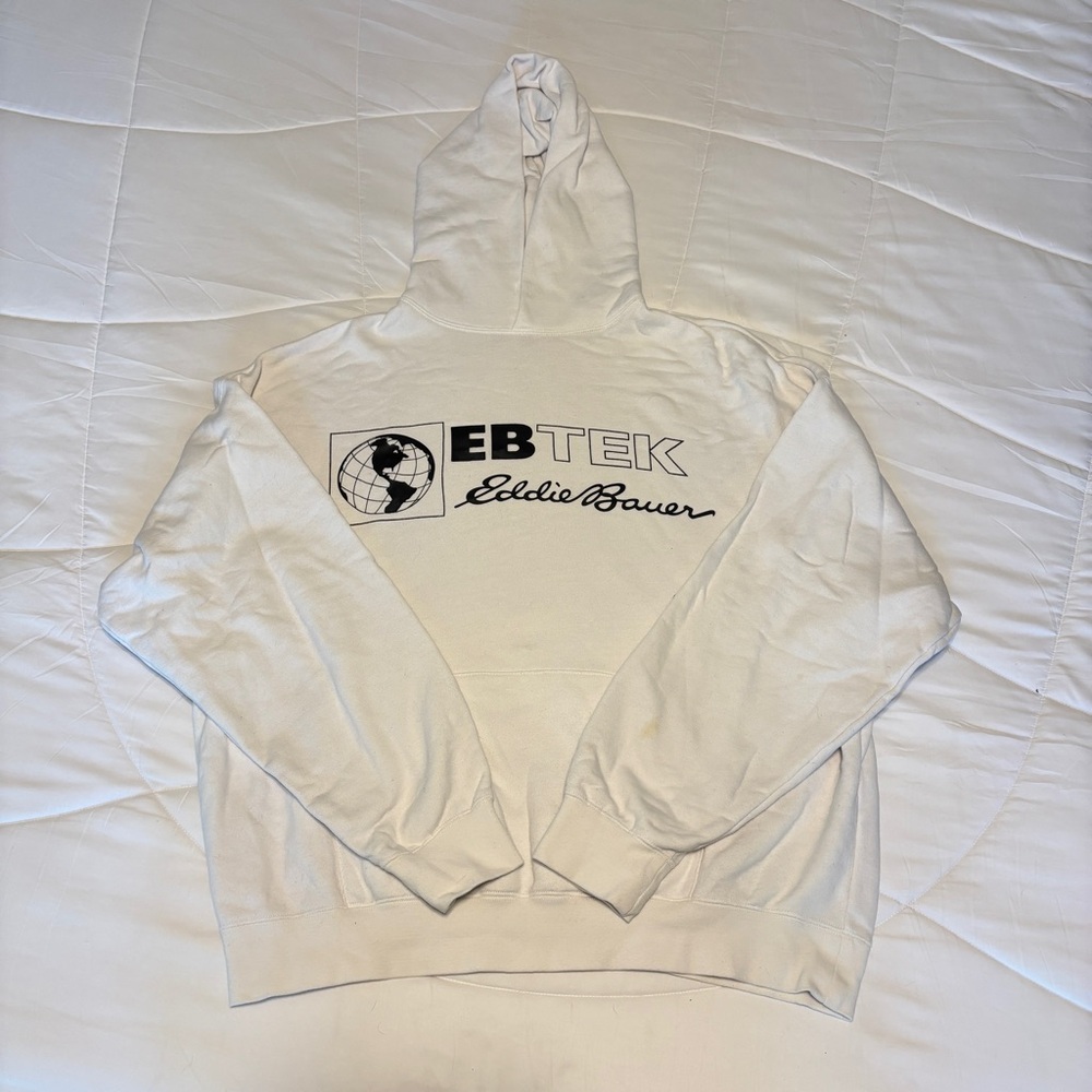 Eddie Bauer 90’s White Hoodie
